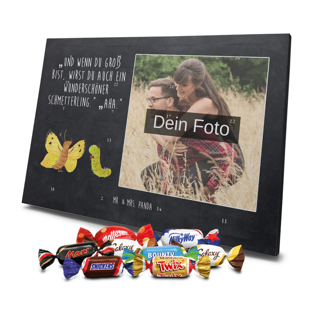 Personalisierter Schoko Foto Adventskalender Raupe Schmetterling Personalisierter Schoko Foto Adventskalender, Gute Laune, Lustige Sprüche, Tiere, Tiermotive, Schönheit, Entwicklung, Kokon, Zitronenfalter, Hut, Erwachsen Werden, Raupe, Aufwachsen, Hütchen, Schmetterling
