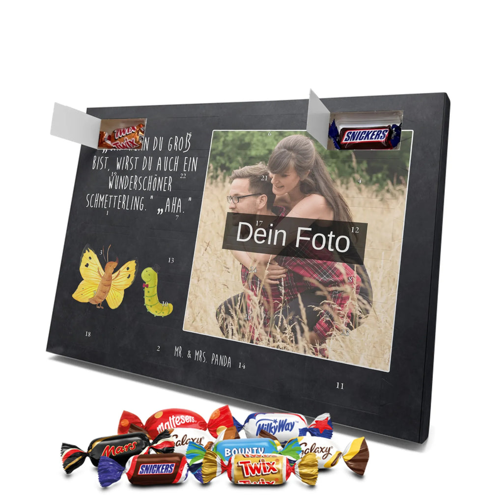 Personalisierter Schoko Foto Adventskalender Raupe Schmetterling Personalisierter Schoko Foto Adventskalender, Gute Laune, Lustige Sprüche, Tiere, Tiermotive, Schönheit, Entwicklung, Kokon, Zitronenfalter, Hut, Erwachsen Werden, Raupe, Aufwachsen, Hütchen, Schmetterling