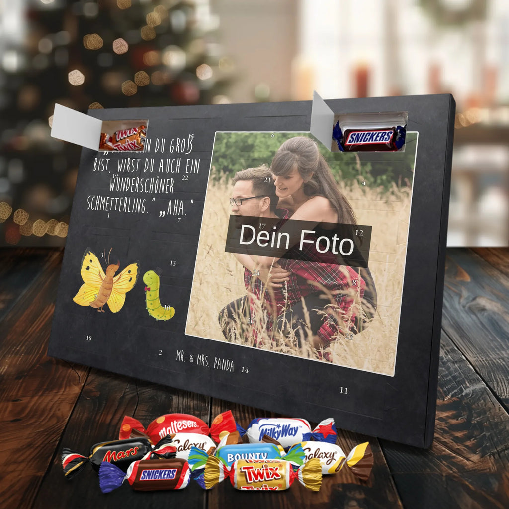 Personalisierter Schoko Foto Adventskalender Raupe Schmetterling Personalisierter Schoko Foto Adventskalender, Gute Laune, Lustige Sprüche, Tiere, Tiermotive, Schönheit, Entwicklung, Kokon, Zitronenfalter, Hut, Erwachsen Werden, Raupe, Aufwachsen, Hütchen, Schmetterling