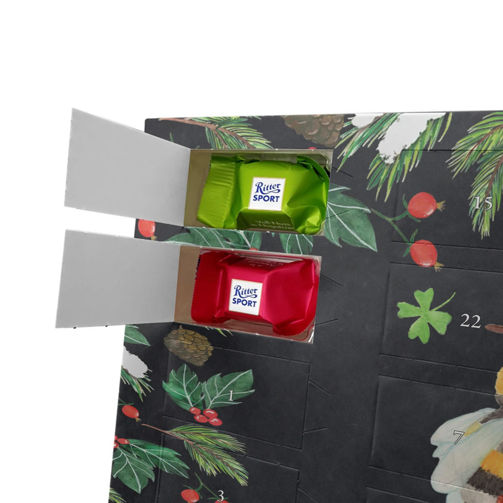 Adventskalender mit Namen Hummeln Kleeblatt Adventskalender mit Namen, Personalisierter Adventskalender, Tiere, Tiermotive, Lustige Sprüche, Gute Laune, Biene, Biene Deko, Spruch Fröhlich, Hummel, Spruch schön, glücklich Werden, Spruch Positiv, glücklich sein