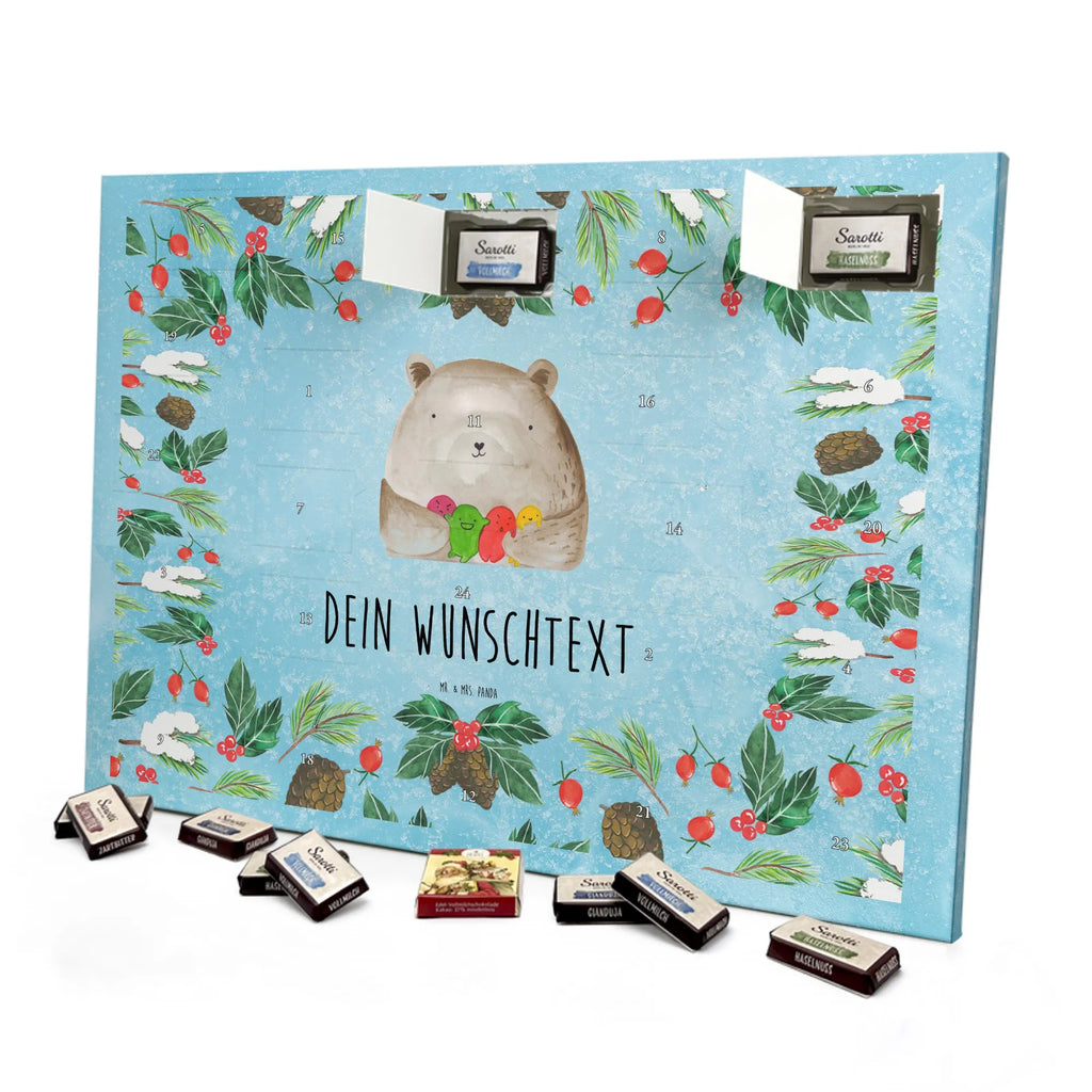 Adventskalender mit Namen Bär Gefühl Adventskalender mit Namen, Personalisierter Adventskalender, Bär, Teddybär, Teddy, Durchgedreht, Verrückt, Wahnsinn