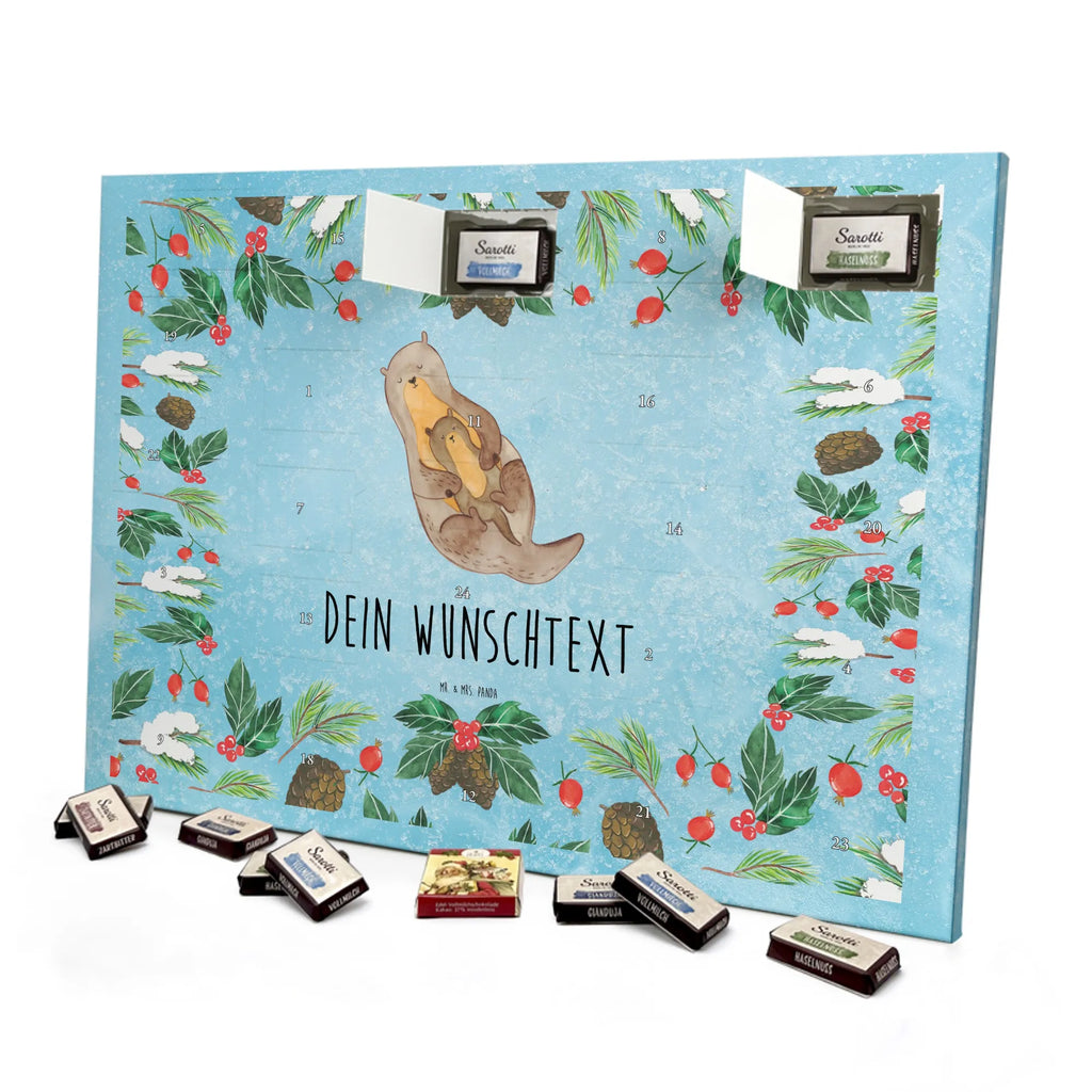 Adventskalender mit Namen Otter Kind Personalisierter Adventskalender, Adventskalender mit Namen, Fischotter, Seeotter, Otter, Otter Seeotter See Otter
