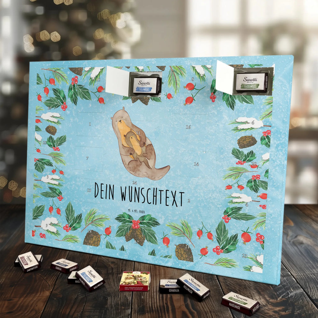 Adventskalender mit Namen Otter Kind Personalisierter Adventskalender, Adventskalender mit Namen, Fischotter, Seeotter, Otter, Otter Seeotter See Otter