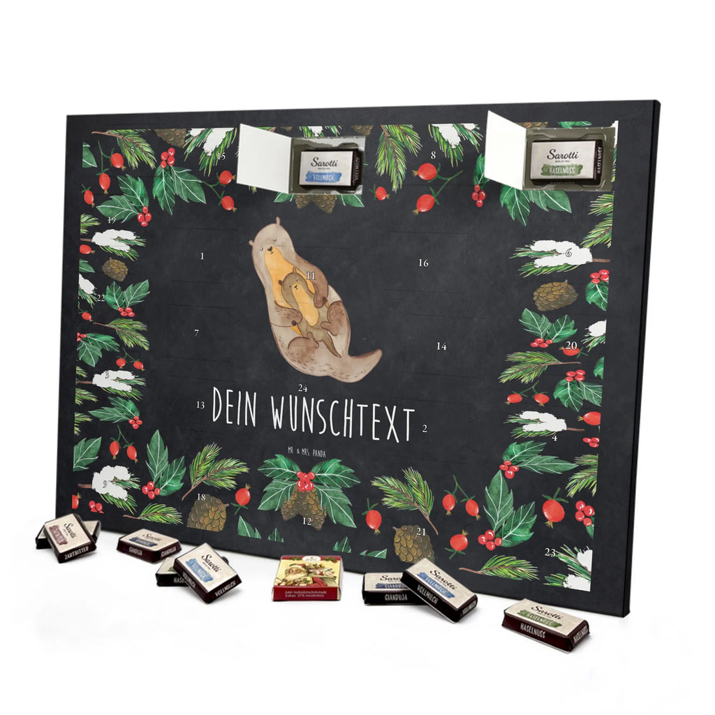Adventskalender mit Namen Otter Kind Personalisierter Adventskalender, Adventskalender mit Namen, Fischotter, Seeotter, Otter, Otter Seeotter See Otter