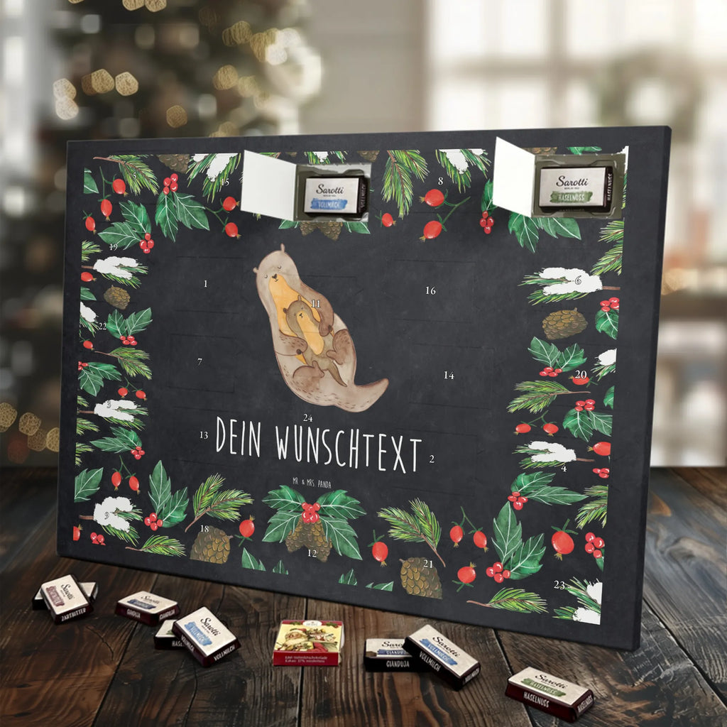 Adventskalender mit Namen Otter Kind Personalisierter Adventskalender, Adventskalender mit Namen, Fischotter, Seeotter, Otter, Otter Seeotter See Otter