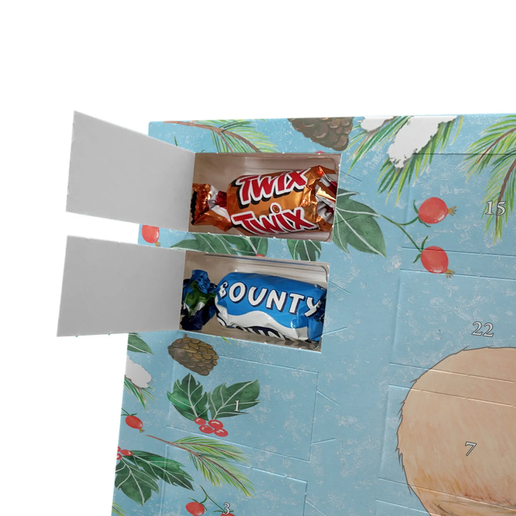 Adventskalender mit Namen Wüstenfuchs Blumen Personalisierter Adventskalender, Adventskalender mit Namen, Wildtiere, Afrika, Blumenkranz, Wüstenfuchs, Glücklich, Blumen, Wüste