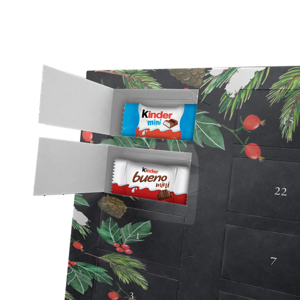 Adventskalender mit Namen Otter Blumenstrauß Adventskalender mit Namen, Personalisierter Adventskalender, Fischotter, Seeotter, Otter, Otter Seeotter See Otter