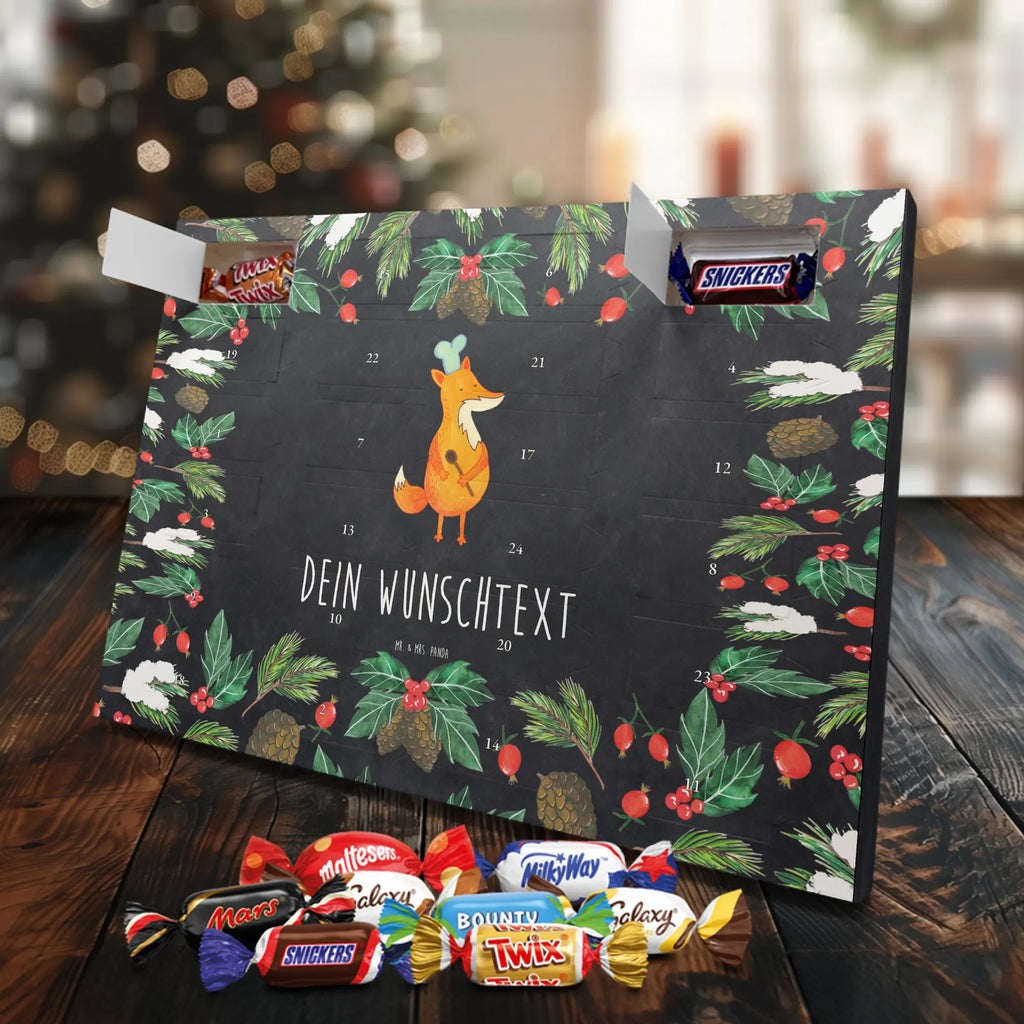 Adventskalender mit Namen Fuchs Koch Adventskalender mit Namen, Personalisierter Adventskalender, Fuchs, Füchse, Bäcker, Party Spruch, Witzig, Küche Spruch, Küche Deko, Spruch Lustig, Köche, Koch Geschenk