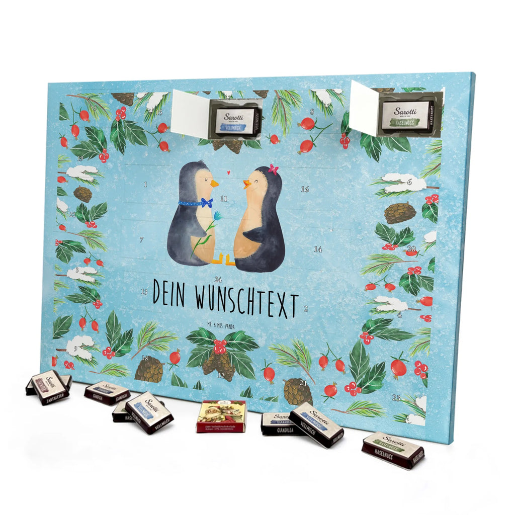 Personalisierter Schoko Adventskalender Pinguin Pärchen Personalisierter Adventskalender, Adventskalender mit Namen, Pinguin, Hochzeitsgeschenk, Liebesbeweis, Große Liebe, Jahrestag, Hochzeitstag, Pinguine, Liebespaar, Verlobung, Liebe, Liebesgeschenk, Traumpaar, Hochzeit