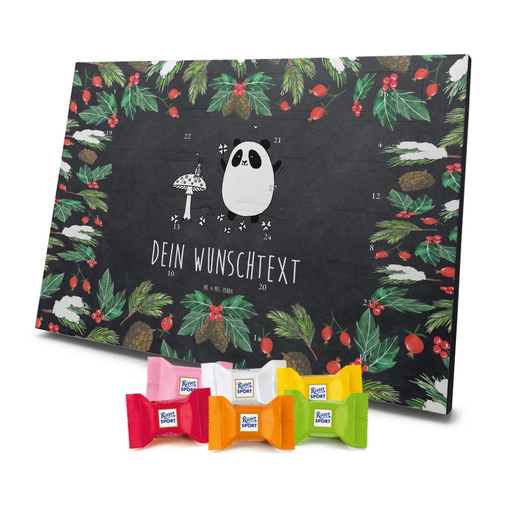  Panda Happiness Personalisierter Adventskalender, Adventskalender mit Namen