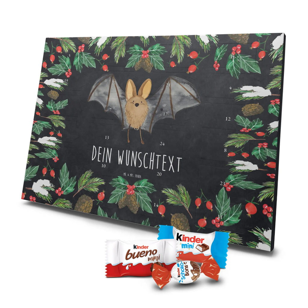 Adventskalender mit Namen Fledermaus Flügel Adventskalender mit Namen, Personalisierter Adventskalender, Tiermotive, Tiere, Gute Laune, Lustige Sprüche