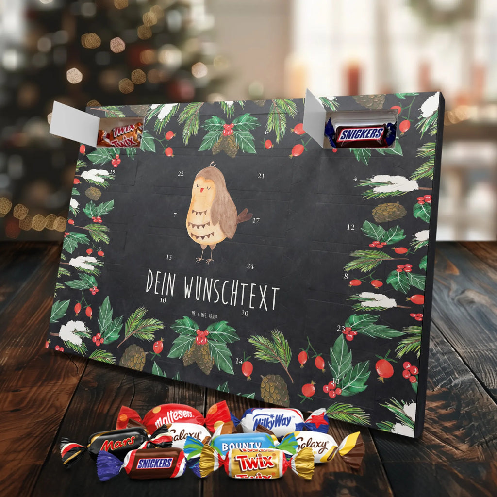 Adventskalender mit Namen Eule Zufrieden Personalisierter Adventskalender, Adventskalender mit Namen, Eule, Romantisch, Eule Spruch, Owl, Wortspiel Lustig, Liebe Spruch, Eule Deko, Geschenk Hochzeitstag, Spruch schön