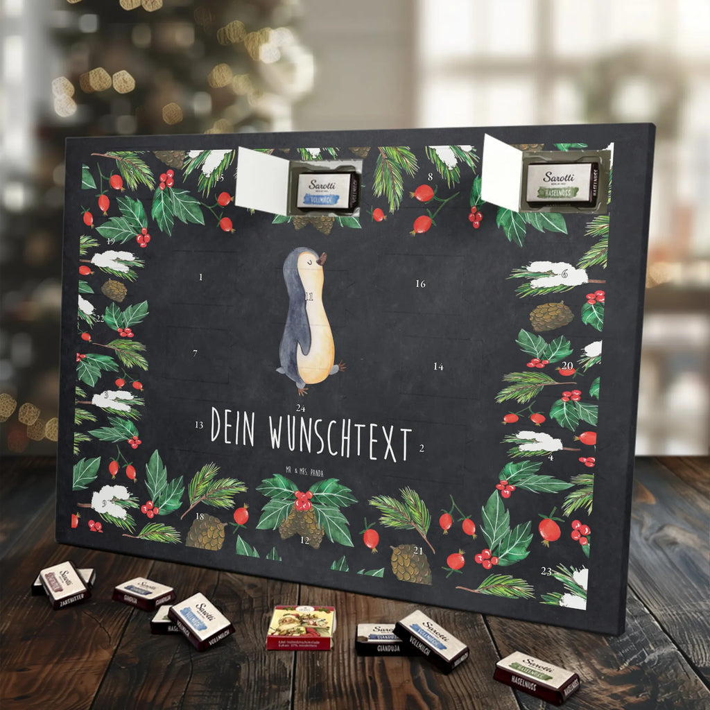 Adventskalender mit Namen Pinguin marschieren Personalisierter Adventskalender, Adventskalender mit Namen, Pinguin, Pinguine, Bruder, Schwester, Frühaufsteher, Langschläfer, Familie