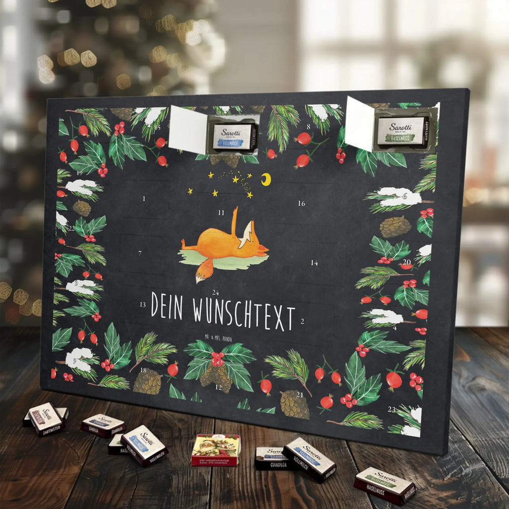 Adventskalender mit Namen Fuchs Sterne Adventskalender mit Namen, Personalisierter Adventskalender, Fuchs, Füchse, Spruch Positiv, Spruch schön, Always Look On The Bright Side Of Life, Tröstende Worte, Romantik
