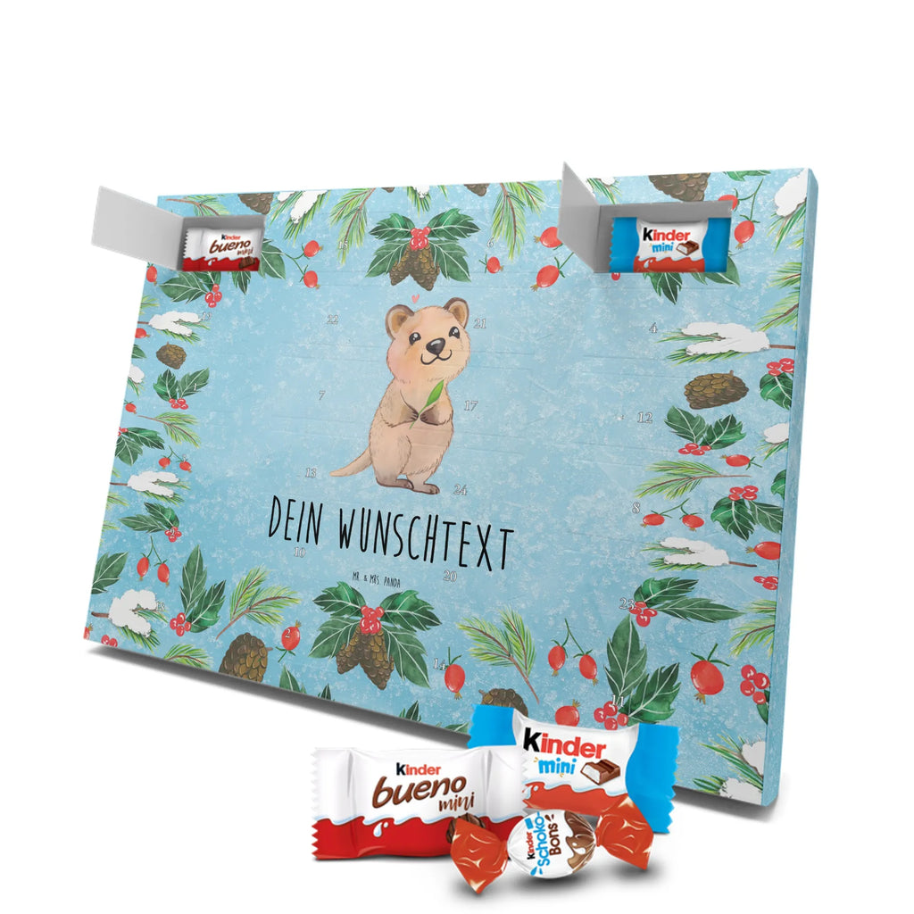 Adventskalender mit Namen Quokka Happy Personalisierter Adventskalender, Adventskalender mit Namen, Gute Laune, Lustige Sprüche, Tiere, Tiermotive, Lustiger Spruch, Quokka, Dinge Erledigen, Verschieben, Aufschieberitis, Niedliches Tier
