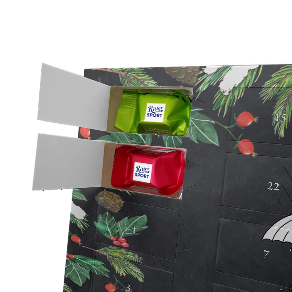  Panda Friendship Adventskalender mit Namen, Personalisierter Adventskalender