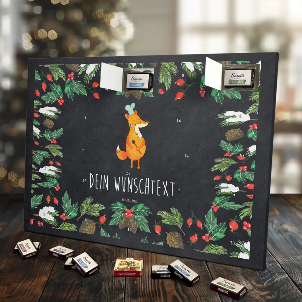 Adventskalender mit Namen Fuchs Koch Adventskalender mit Namen, Personalisierter Adventskalender, Fuchs, Füchse, Bäcker, Party Spruch, Witzig, Küche Spruch, Küche Deko, Spruch Lustig, Köche, Koch Geschenk