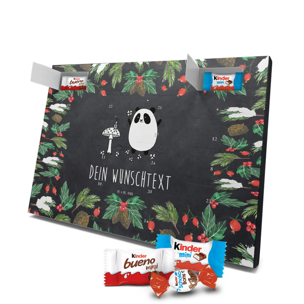Adventskalender mit Namen Panda Glück Personalisierter Adventskalender, Adventskalender mit Namen