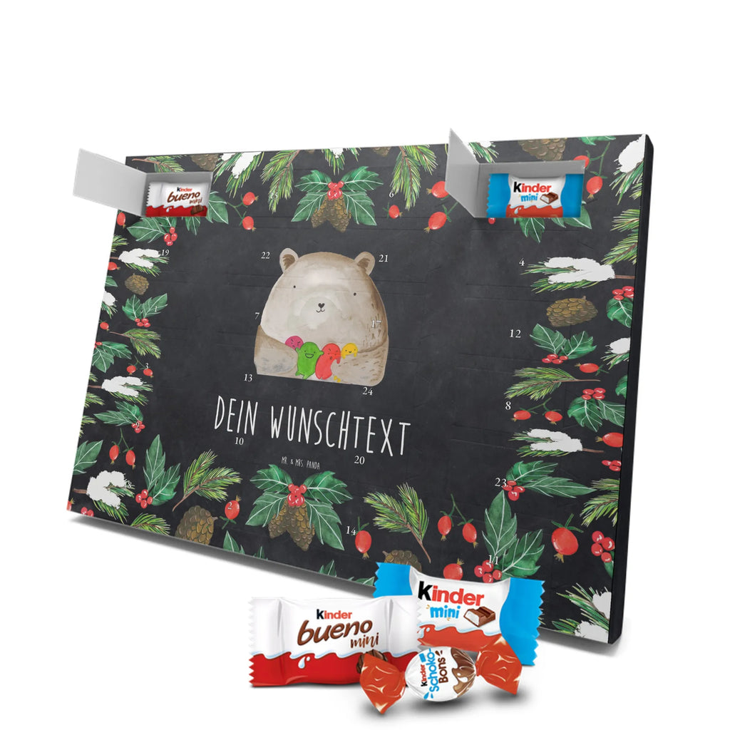 Adventskalender mit Namen Bär Gefühl Adventskalender mit Namen, Personalisierter Adventskalender, Bär, Teddybär, Teddy, Durchgedreht, Verrückt, Wahnsinn