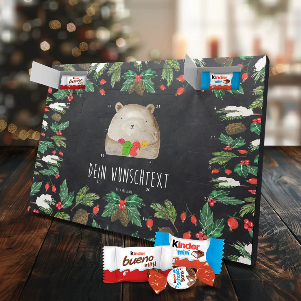 Adventskalender mit Namen Bär Gefühl Adventskalender mit Namen, Personalisierter Adventskalender, Bär, Teddybär, Teddy, Durchgedreht, Verrückt, Wahnsinn