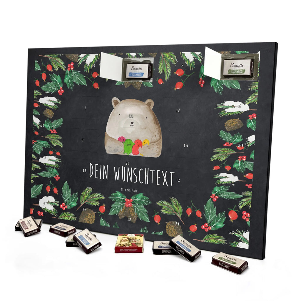Adventskalender mit Namen Bär Gefühl Adventskalender mit Namen, Personalisierter Adventskalender, Bär, Teddybär, Teddy, Durchgedreht, Verrückt, Wahnsinn