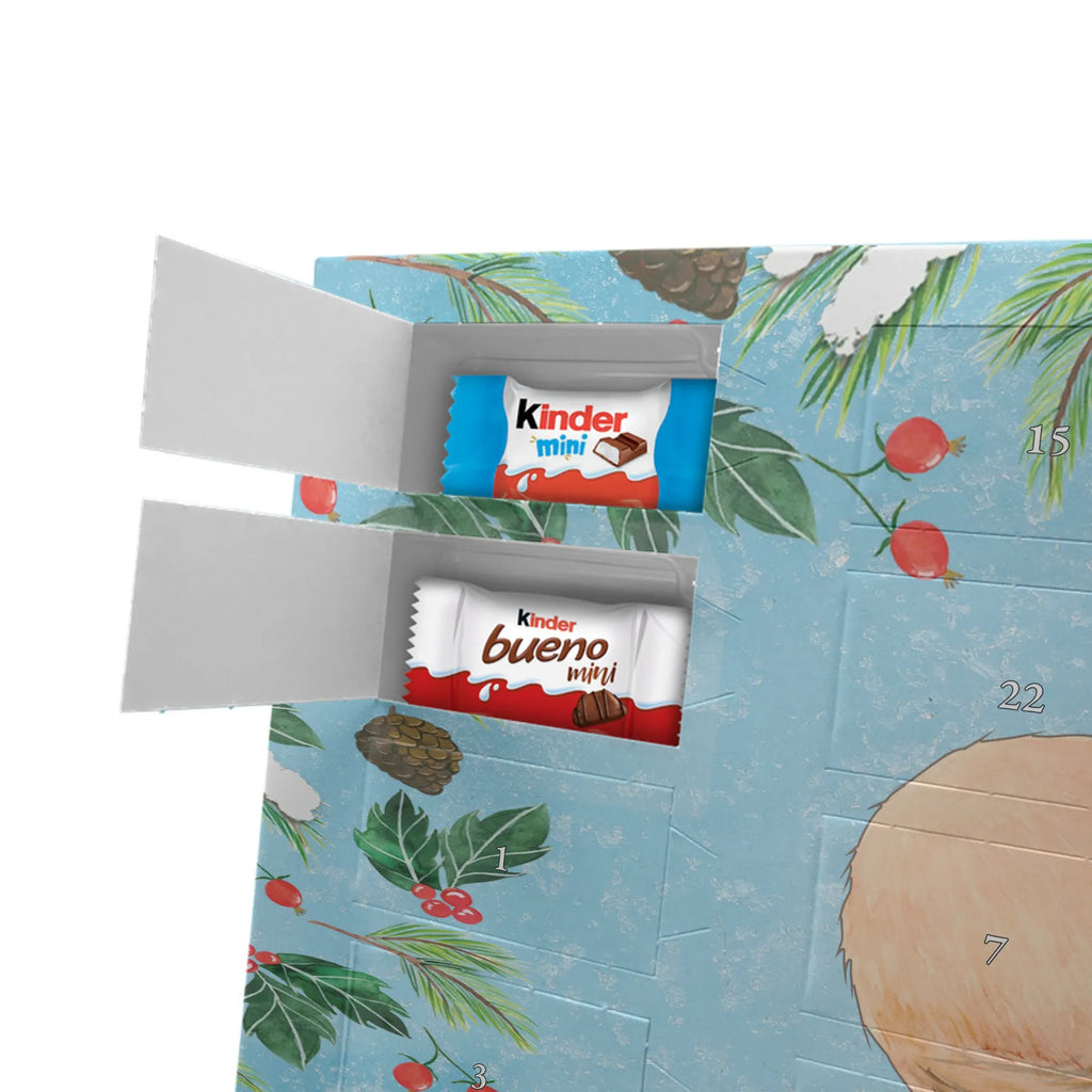 Adventskalender mit Namen Wüstenfuchs Blumen Personalisierter Adventskalender, Adventskalender mit Namen, Wildtiere, Afrika, Blumenkranz, Wüstenfuchs, Glücklich, Blumen, Wüste