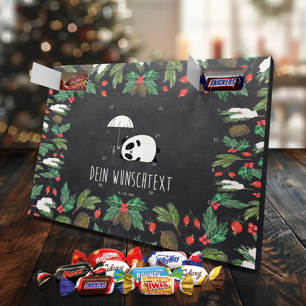 Adventskalender mit Namen Panda Freundschaft Adventskalender mit Namen, Personalisierter Adventskalender