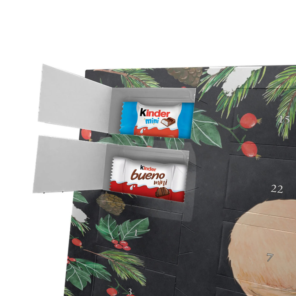 Adventskalender mit Namen Wüstenfuchs Blumen Personalisierter Adventskalender, Adventskalender mit Namen, Wildtiere, Afrika, Blumenkranz, Wüstenfuchs, Glücklich, Blumen, Wüste