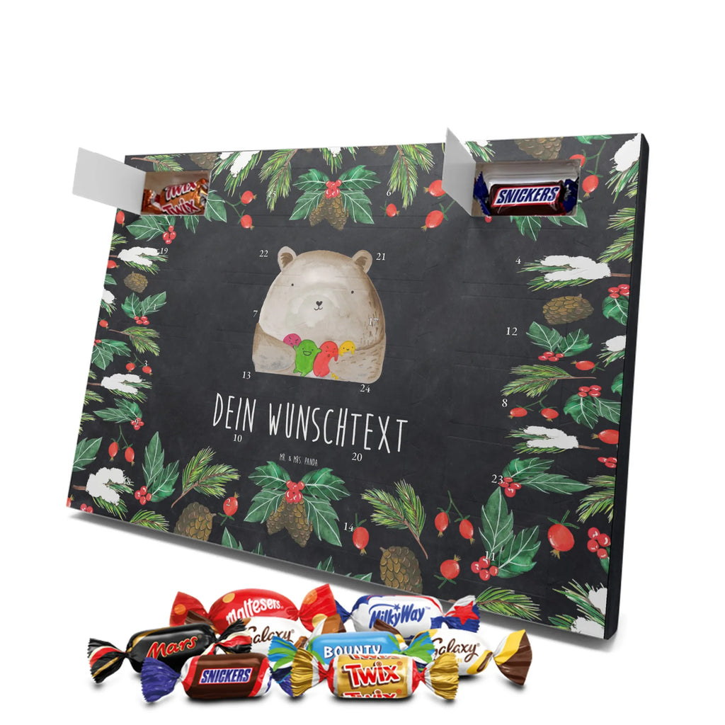 Adventskalender mit Namen Bär Gefühl Adventskalender mit Namen, Personalisierter Adventskalender, Bär, Teddybär, Teddy, Durchgedreht, Verrückt, Wahnsinn