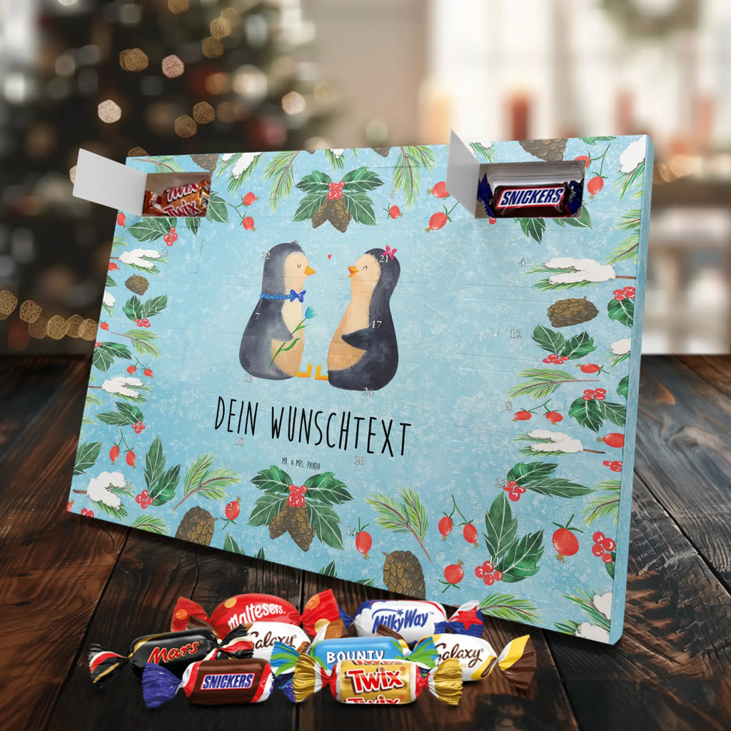 Personalisierter Schoko Adventskalender Pinguin Pärchen Personalisierter Adventskalender, Adventskalender mit Namen, Pinguin, Hochzeitsgeschenk, Liebesbeweis, Große Liebe, Jahrestag, Hochzeitstag, Pinguine, Liebespaar, Verlobung, Liebe, Liebesgeschenk, Traumpaar, Hochzeit