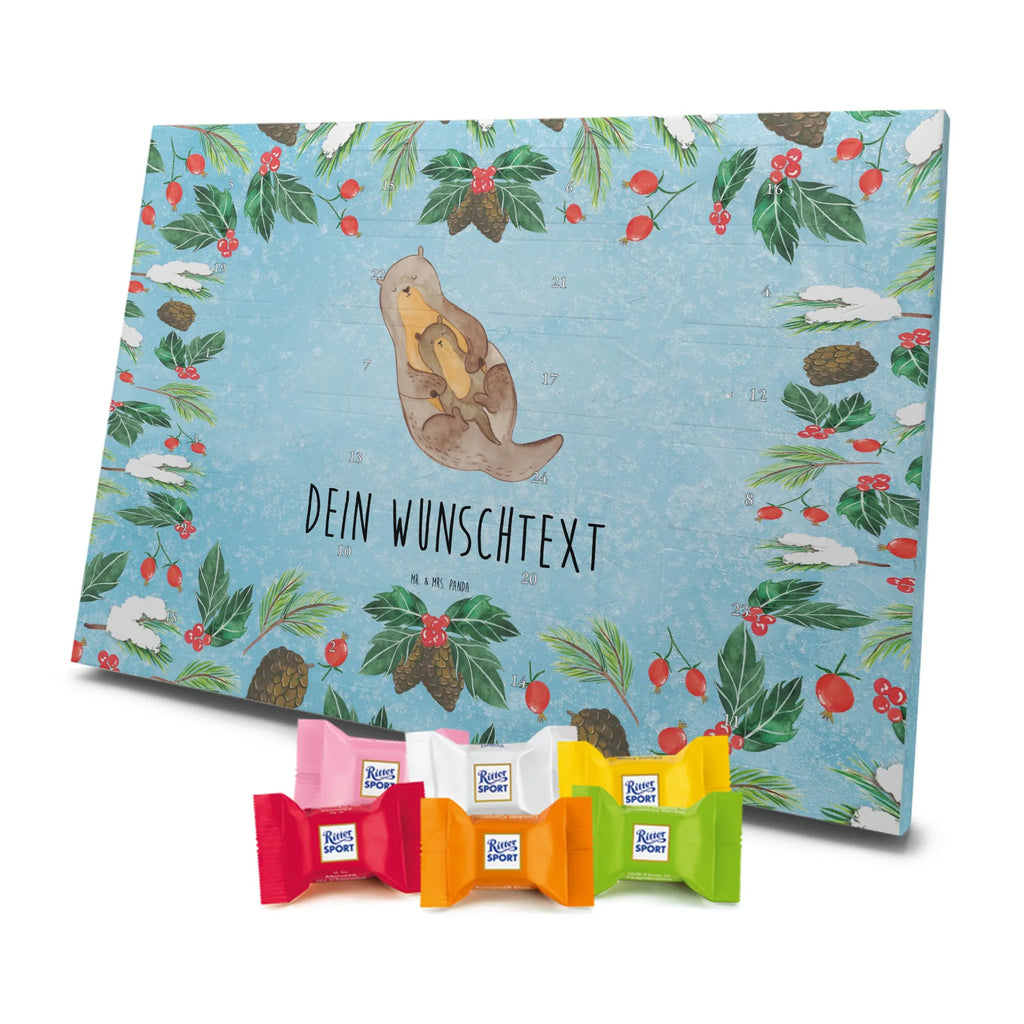 Adventskalender mit Namen Otter Kind Personalisierter Adventskalender, Adventskalender mit Namen, Fischotter, Seeotter, Otter, Otter Seeotter See Otter