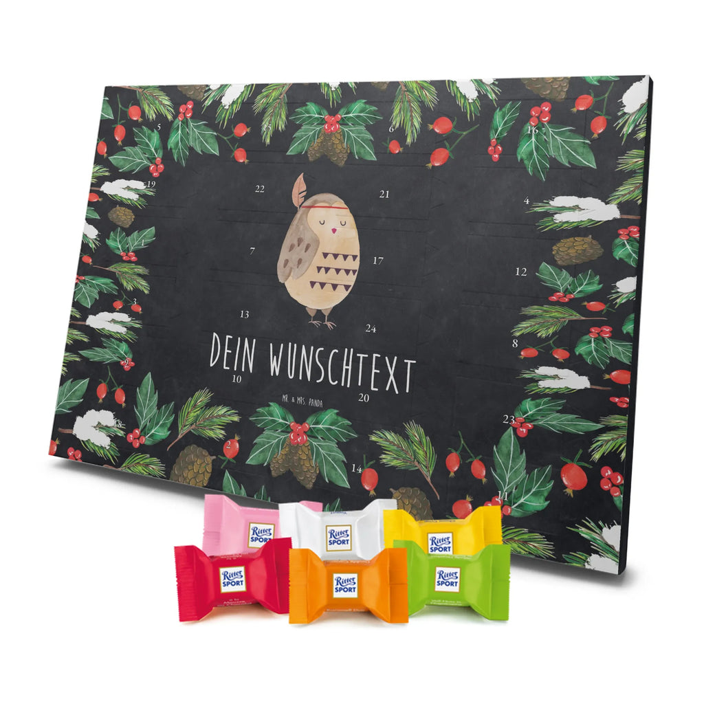 Adventskalender mit Namen Eule Federschmuck Adventskalender mit Namen, Personalisierter Adventskalender, Eule, Reisespruch, Eule Deko, Owl, Dekoration, Das Leben Ist Ein Abenteuer, Federschmuck