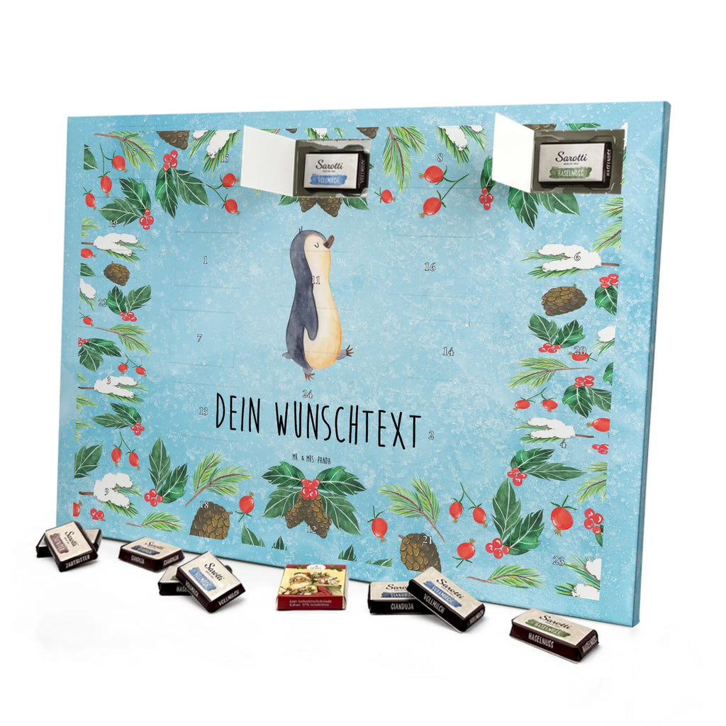 Adventskalender mit Namen Pinguin marschieren Personalisierter Adventskalender, Adventskalender mit Namen, Pinguin, Pinguine, Bruder, Schwester, Frühaufsteher, Langschläfer, Familie