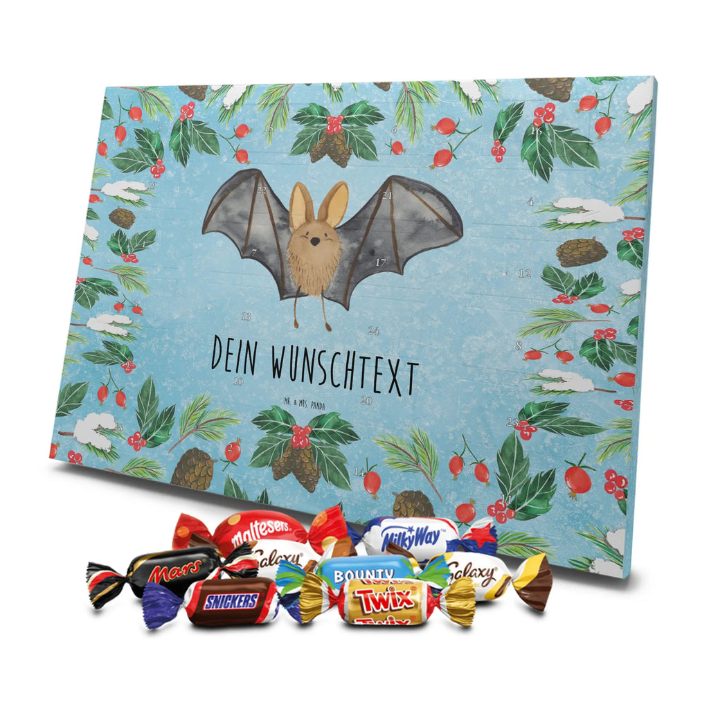 Adventskalender mit Namen Fledermaus Flügel Adventskalender mit Namen, Personalisierter Adventskalender, Tiermotive, Tiere, Gute Laune, Lustige Sprüche
