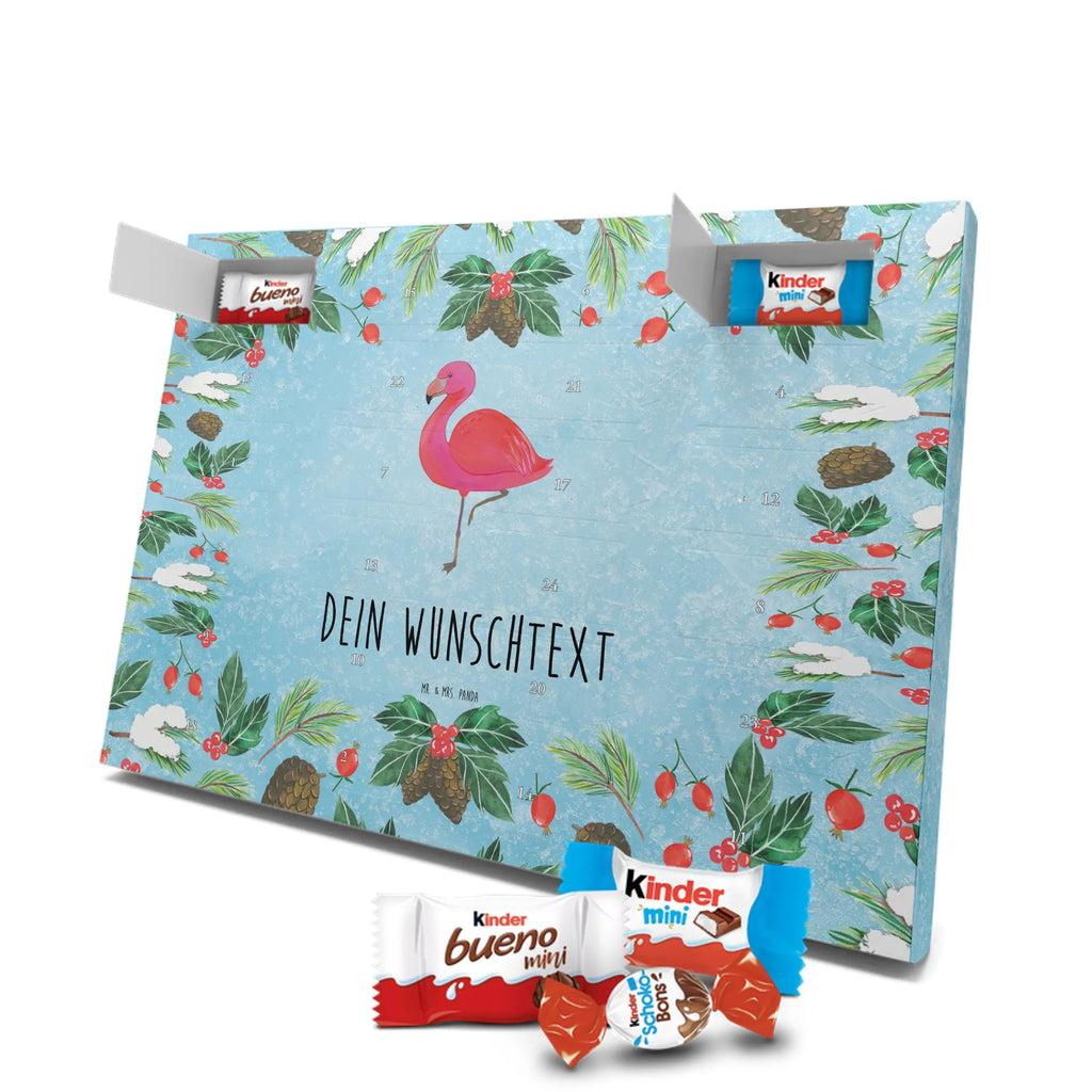 Personalisierter Schoko Adventskalender Flamingo Classic Personalisierter Adventskalender, Adventskalender mit Namen, Flamingo, Stolz, Spruch, Selbstliebe, Sohn, Freundinnen, Ich, für Mich, Tochter, Geschwister, Freundin, Außenseiter, Einzigartig