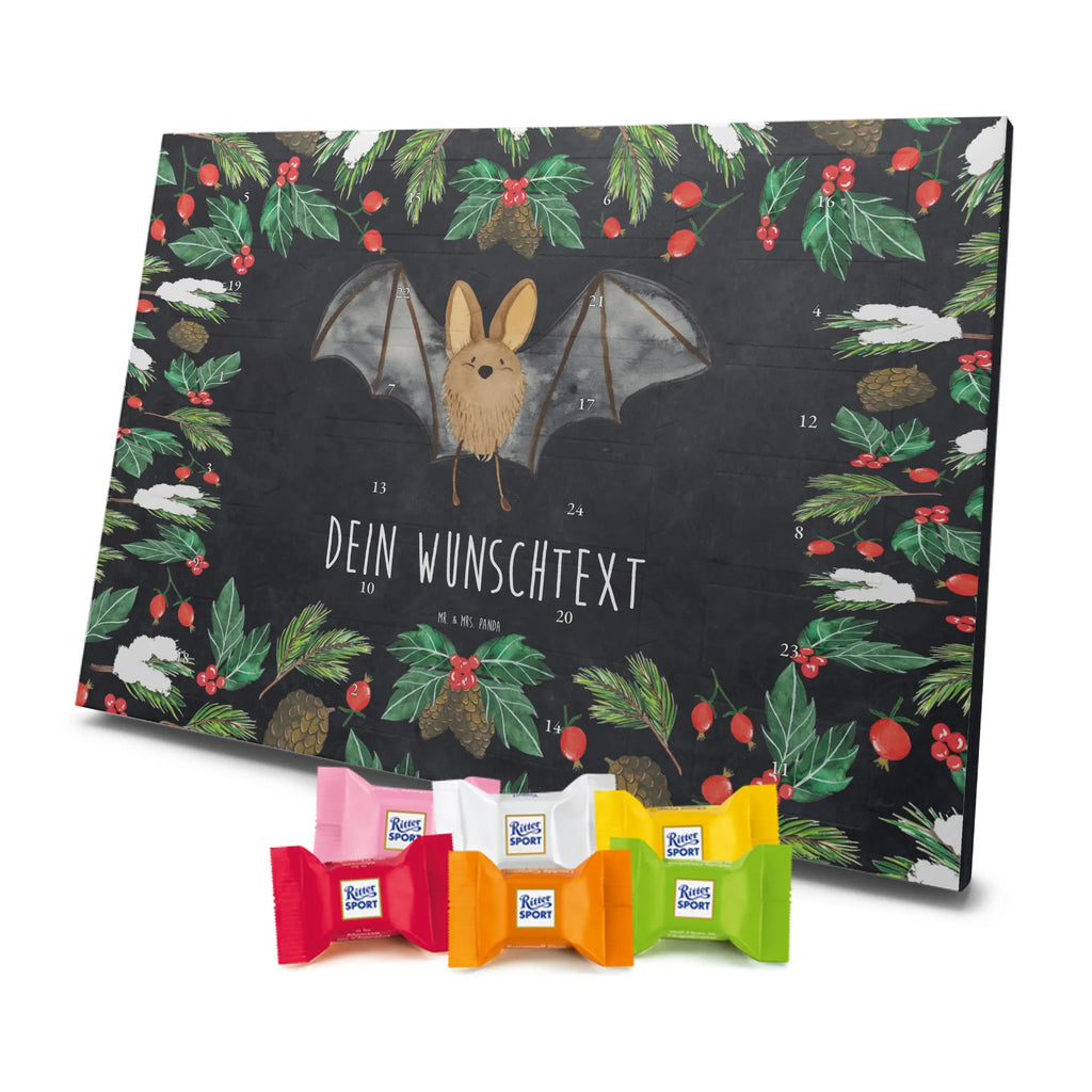 Adventskalender mit Namen Fledermaus Flügel Adventskalender mit Namen, Personalisierter Adventskalender, Tiermotive, Tiere, Gute Laune, Lustige Sprüche