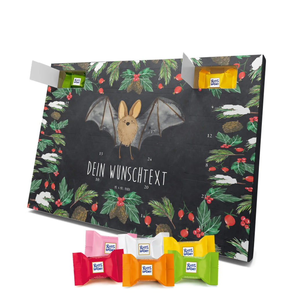 Adventskalender mit Namen Fledermaus Flügel Adventskalender mit Namen, Personalisierter Adventskalender, Tiermotive, Tiere, Gute Laune, Lustige Sprüche