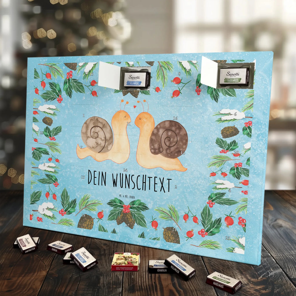 Adventskalender mit Namen Schnecken Liebe Personalisierter Adventskalender, Adventskalender mit Namen, Ehefrau, Freundin, Verlobung, Jahrestag, Liebe, Freund, Partner, Heiraten, Ehemann, Heiratsantrag, Liebesgeschenk, Hocheitstag