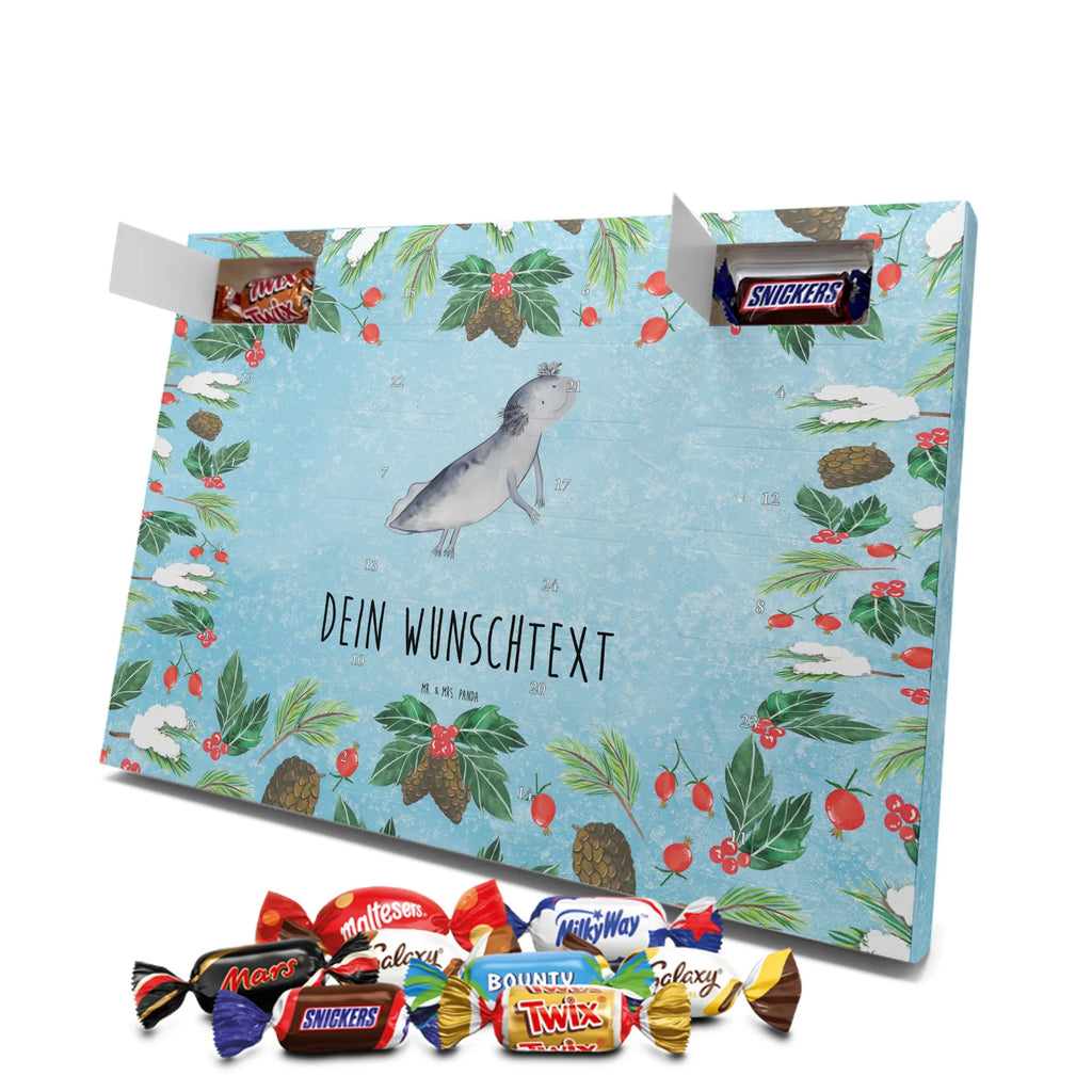 Adventskalender mit Namen Axolotl Schwimmen Adventskalender mit Namen, Personalisierter Adventskalender, Molch, Axolotl, Lurche, Problem, Motivation, Lurch, Schwanzlurch, Probleme, Axolot, Lösungen