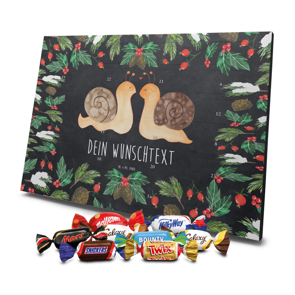 Adventskalender mit Namen Schnecken Liebe Personalisierter Adventskalender, Adventskalender mit Namen, Ehefrau, Freundin, Verlobung, Jahrestag, Liebe, Freund, Partner, Heiraten, Ehemann, Heiratsantrag, Liebesgeschenk, Hocheitstag