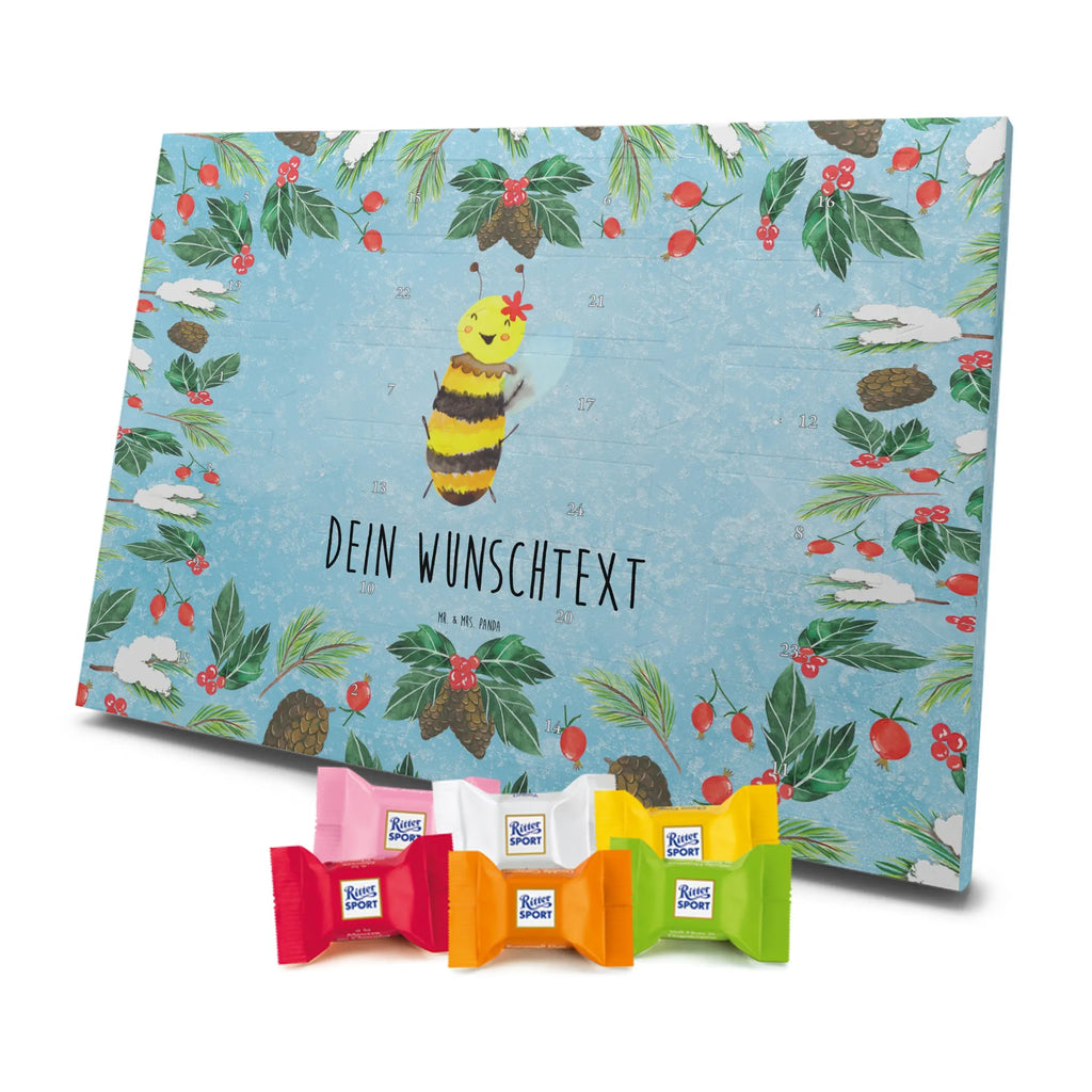 Adventskalender mit Namen Biene Happy Personalisierter Adventskalender, Adventskalender mit Namen, Biene, Hummel, Wespe