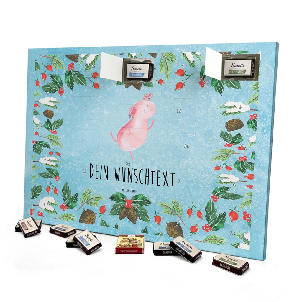 Adventskalender mit Namen Axolotl Tanzen Personalisierter Adventskalender, Adventskalender mit Namen, Molch, Axolotl, Axolot, Dachschaden, Beste Freundin, Sterne, Freundin, Verrückt, Lurche, Schwanzlurch, Lurch