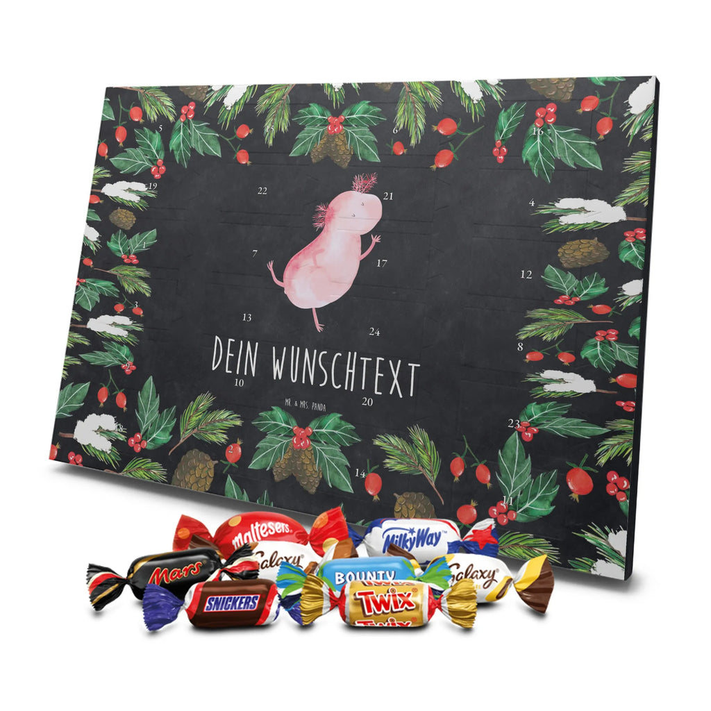 Adventskalender mit Namen Axolotl Tanzen Personalisierter Adventskalender, Adventskalender mit Namen, Molch, Axolotl, Axolot, Dachschaden, Beste Freundin, Sterne, Freundin, Verrückt, Lurche, Schwanzlurch, Lurch
