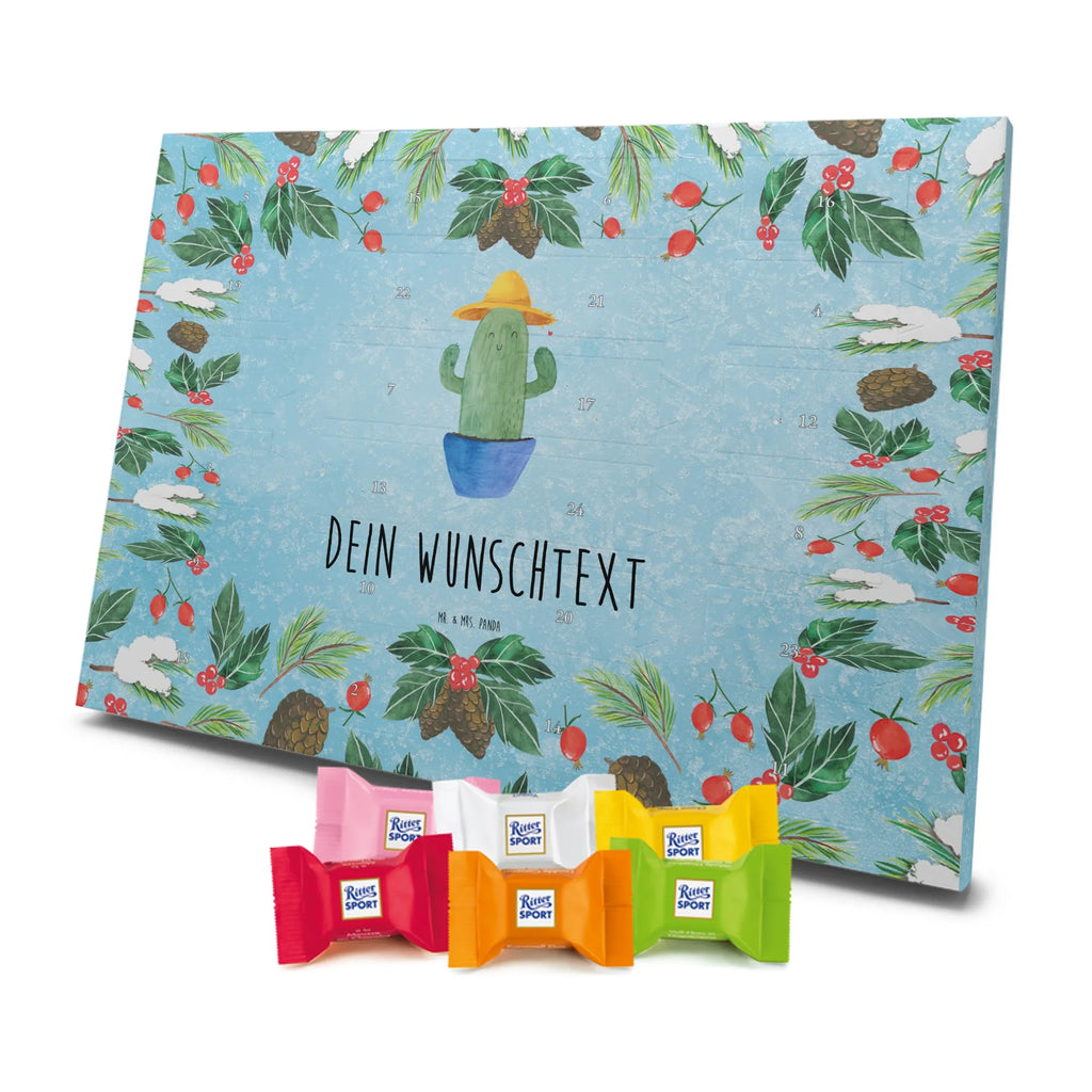 Personalisierter Schoko Adventskalender Kaktus Hut Personalisierter Adventskalender, Adventskalender mit Namen, Kakteen, Kaktus, Geschenkidee, Reisen, Städtetrip, Weltreise, Spruch, Motivation, Reisetagebuch, Kaktusliebe, Weltenbummler
