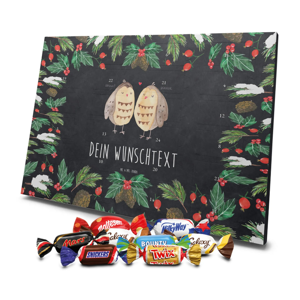 Adventskalender mit Namen Eulen Liebe Personalisierter Adventskalender, Adventskalender mit Namen, Eule, Eule Deko, Freund, Hochzeit Spruch, Owl, Wortspiel Lustig, Liebe, Liebe Spruch, All You Need Is Love, Freundin Geschenk