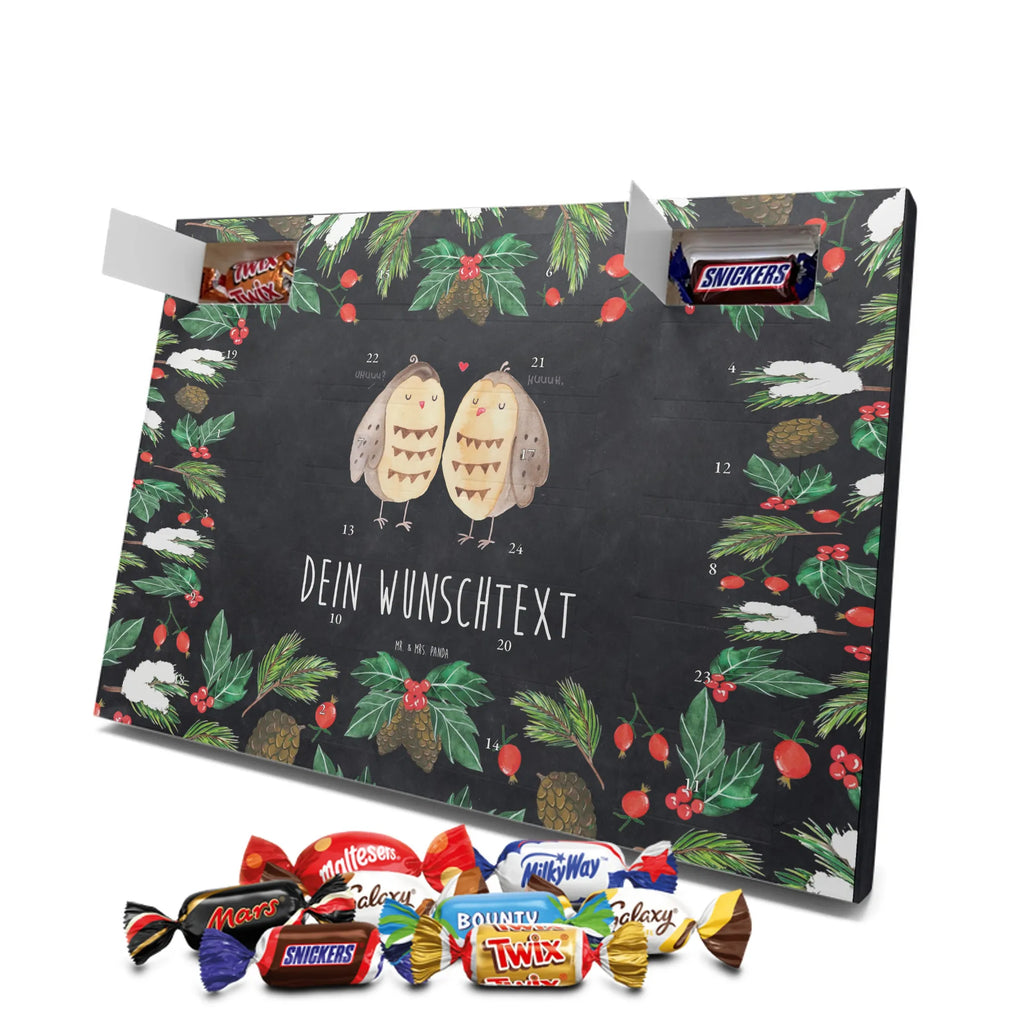 Adventskalender mit Namen Eulen Liebe Adventskalender mit Namen, Personalisierter Adventskalender, Eule, Freundin Geschenk, Liebe, Owl, Eule Deko, Wortspiel Lustig, All You Need Is Love, Liebe Spruch, Hochzeit Spruch, Freund