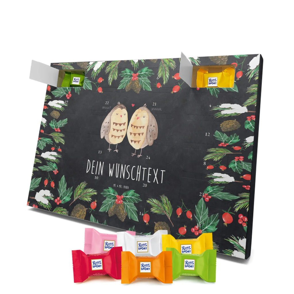 Adventskalender mit Namen Eulen Liebe Adventskalender mit Namen, Personalisierter Adventskalender, Eule, Freundin Geschenk, Liebe, Owl, Eule Deko, Wortspiel Lustig, All You Need Is Love, Liebe Spruch, Hochzeit Spruch, Freund
