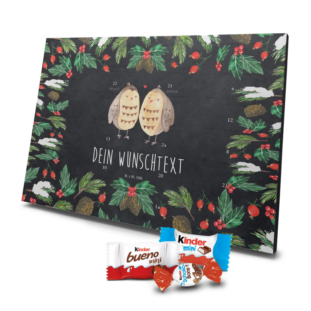 Adventskalender mit Namen Eulen Liebe Personalisierter Adventskalender, Adventskalender mit Namen, Eule, Wortspiel Lustig, Liebe Spruch, Freundin Geschenk, Eule Deko, Liebe, Owl, Freund, Hochzeit Spruch, All You Need Is Love