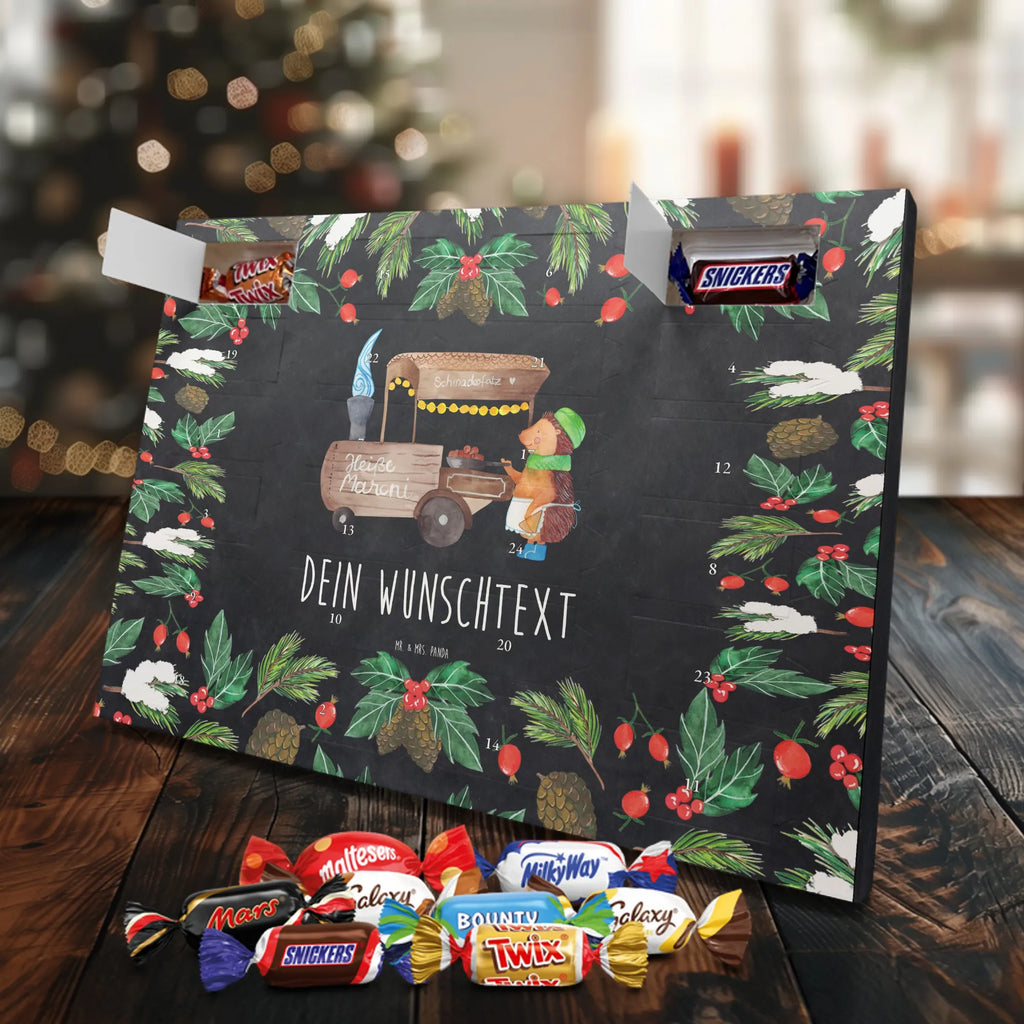  hedgehog Chestnuts snow, Christmas time