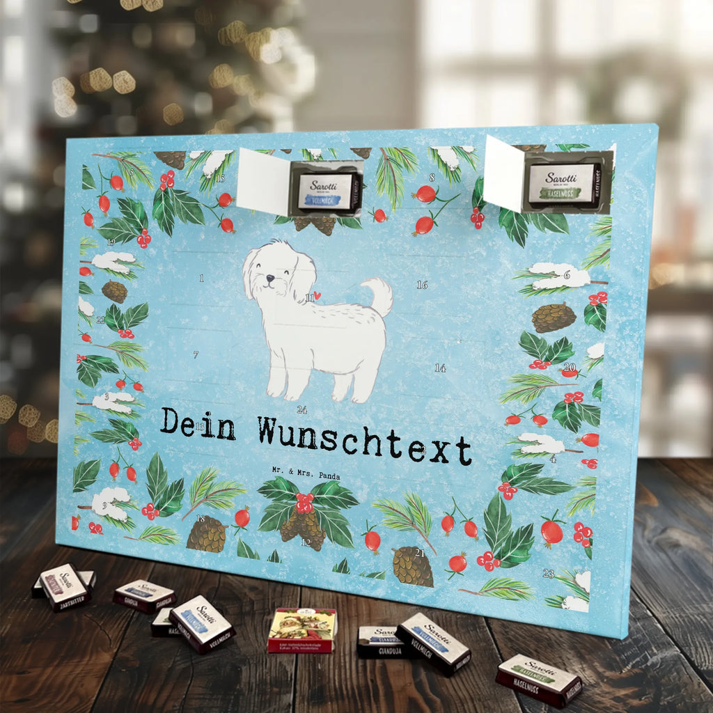 Maltese Moment Personalisierter Adventskalender, Adventskalender mit Namen, Schenken, Hundebesitzer, Rassehund, Hunderasse, Welpe, Hund, Geschenk, Tierfreund, Malteser